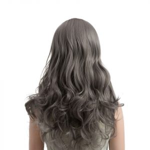 Long Layered Gray Blonde Hairstyle